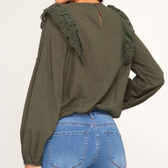 NWT Olive Green Long Sleeve - Picture 2 of 5